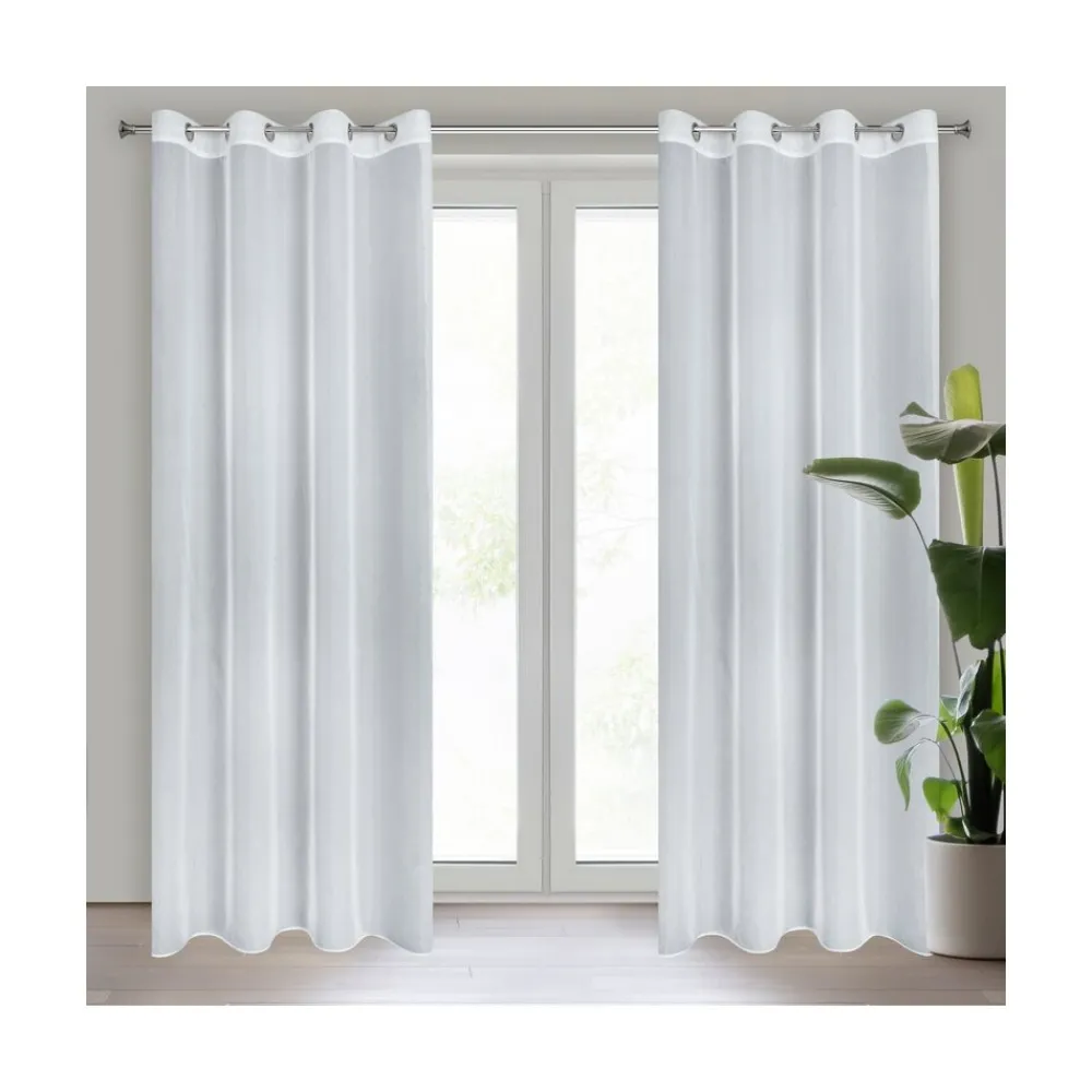 Firana MIREA 140x260 biała przelotki * EUROFIRANY B.B. Choczyńscy Sp.J. Hot