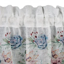 Firana zazdrostka DORA 30x150 kwiaty * EUROFIRANY B.B. Choczyńscy Sp.J. Clearance