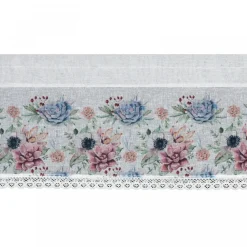 Firana zazdrostka DORA 30x150 kwiaty * EUROFIRANY B.B. Choczyńscy Sp.J. Clearance
