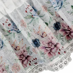 Firana zazdrostka DORA 30x150 kwiaty * EUROFIRANY B.B. Choczyńscy Sp.J. Clearance