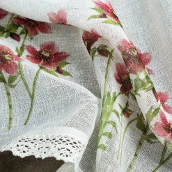 Firana zazdrostka ISA 60x150 kwiaty * EUROFIRANY B.B. Choczyńscy Sp.J. Sale