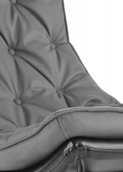 Fotel bujany Indigo ciemny popiel