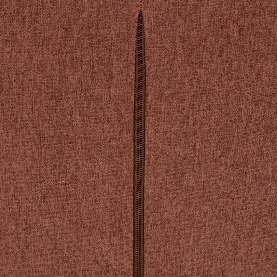 Fotel do salonu niski Leone terracotta
