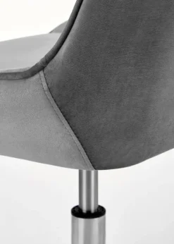 Fotel obrotowy Rico Velvet popielaty