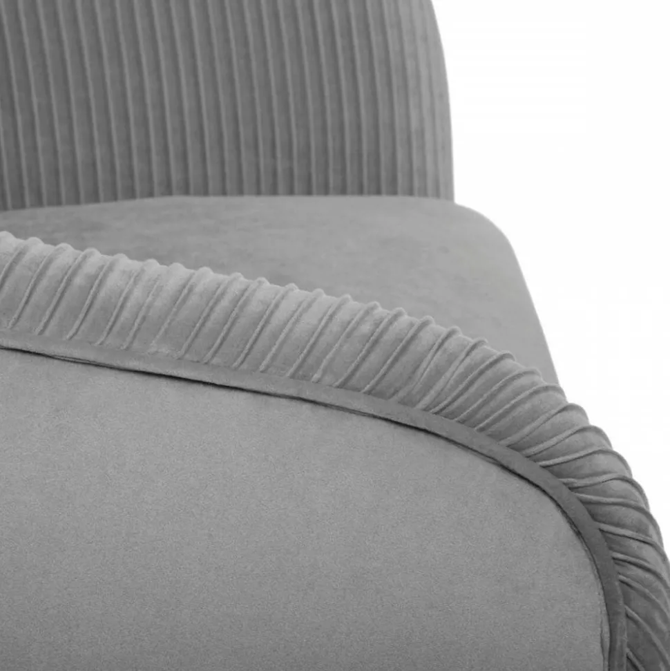 Fotel wypoczynkowy Solaro Velvet Grey