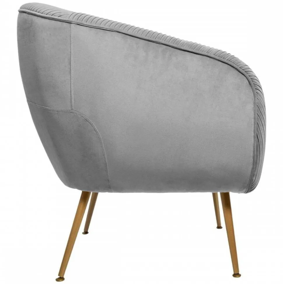 Fotel wypoczynkowy Solaro Velvet Grey