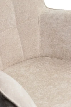 Fotel z podnóżkiem Grella Beige