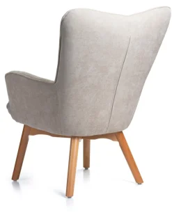 Fotel z podnóżkiem Grella Beige