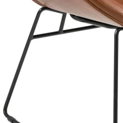 Fotel Cazar imitacja skóry vintage brązowo-czarny * Actona Discount
