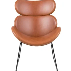 Fotel Cazar imitacja skóry vintage brązowo-czarny * Actona Discount
