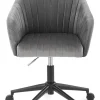 Fotel obrotowy Fresco Velvet popielaty * Halmar