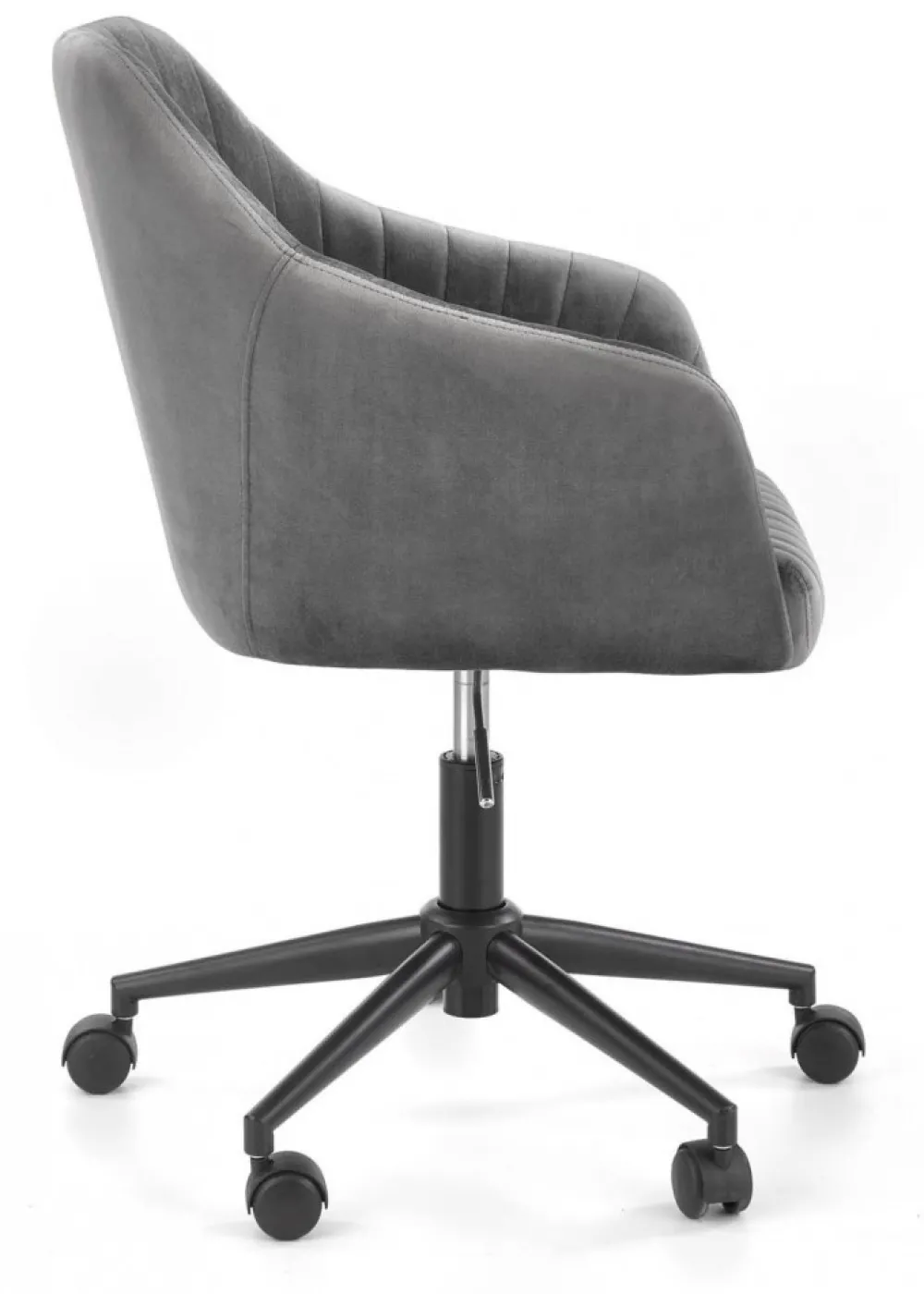 Fotel obrotowy Fresco Velvet popielaty * Halmar
