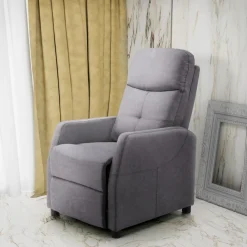 Fotel wypoczynkowy Felipe Velvet popiel * Halmar Outlet