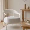 Fotel wypoczynkowy Gotland biały * HowHomely