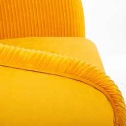 Fotel wypoczynkowy Solaro Velvet Mustard * Atmosphera