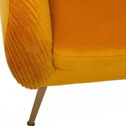 Fotel wypoczynkowy Solaro Velvet Mustard * Atmosphera