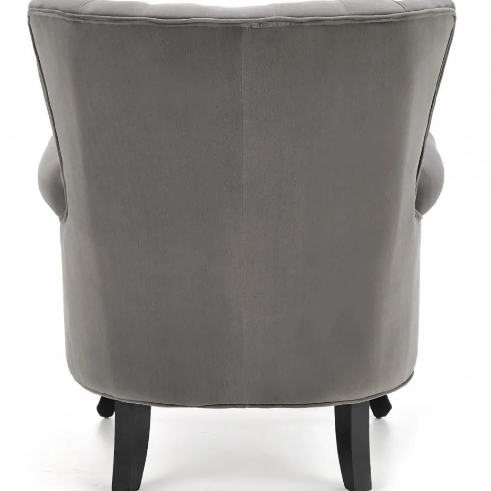 Fotel wypoczynkowy Titan Velvet popiel * Halmar Outlet