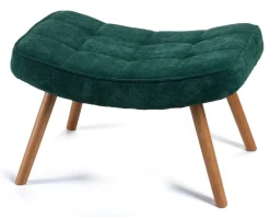 Fotel z podnóżkiem Grella Bottle Green * HowHomely Sale