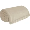 Gładki koc COSY 160x200 cm beżowy *