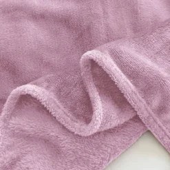 Gładki koc COSY 160x200 cm różowy * Outlet