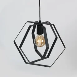 Geometryczna lampa wisząca Hexagon 40 cm