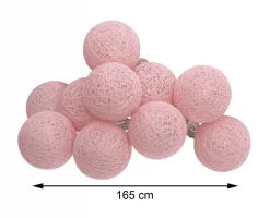 Girlanda świetlna 10 LED Różowa