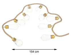 Girlanda świetlna na sznurku 10 LED