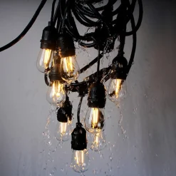Girlanda ogrodowa 15m czarna E27 * Eko-light New