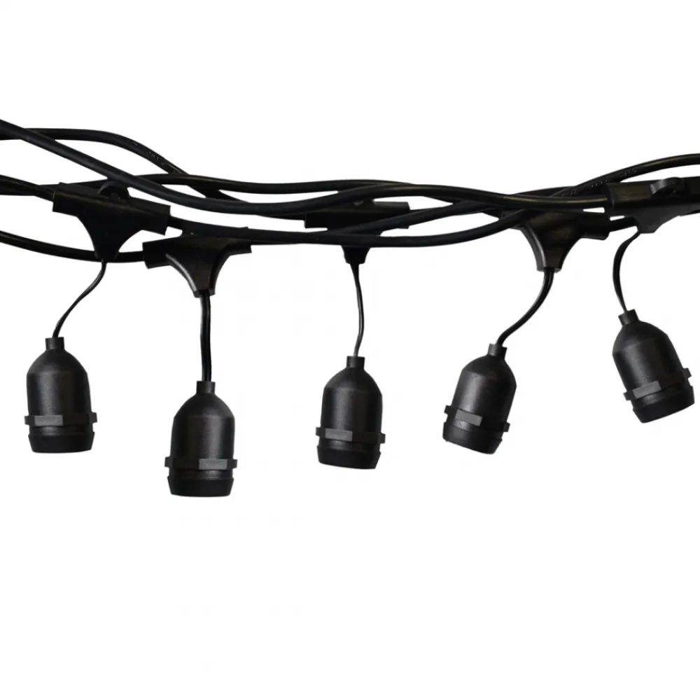 Girlanda ogrodowa 15m czarna E27 * Eko-light New
