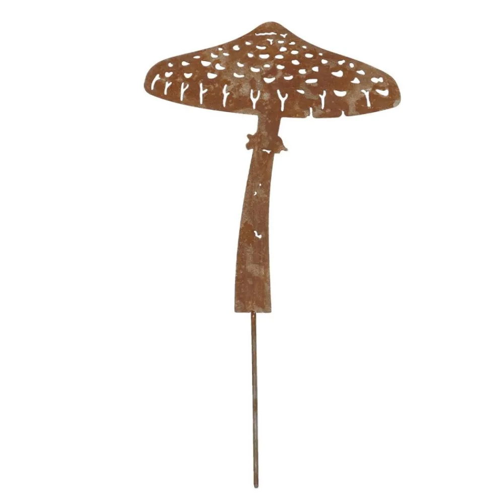 Grzyb metalowy na piku h27 cm * Esschert Design Outlet