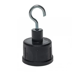 Hak do girlandy Czarny Metal 3x5cm
