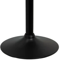 Hoker czarny skórzano-metalowy 105 cm
