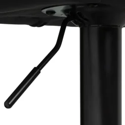 Hoker czarny skórzano-metalowy 105 cm