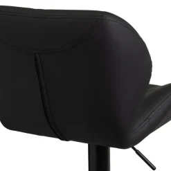 Hoker czarny skórzano-metalowy 105 cm