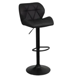 Hoker czarny skórzano-metalowy 105 cm