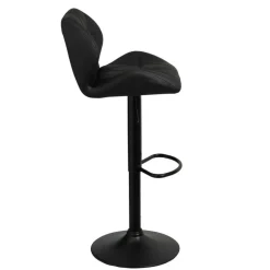Hoker czarny skórzano-metalowy 105 cm