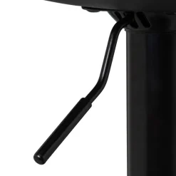 Hoker regulowany czarny skórzano-metalowy 104 cm