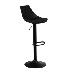 Hoker regulowany czarny skórzano-metalowy 104 cm