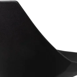 Hoker regulowany czarny skórzano-metalowy 104 cm