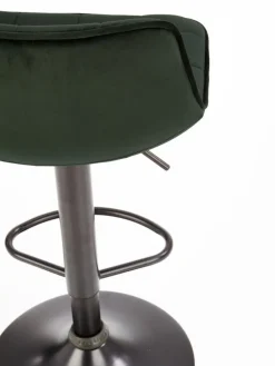 Hoker z tapicerowanym oparciem H95 hoker ciemna zieleń