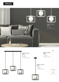 Industrialna lampa SPAZIO 1 WHITE
