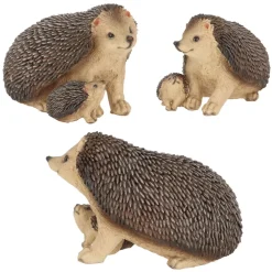 Jeż z małym jeżykiem figurka h10,8 cm * Esschert Design New