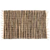 Jutowy dywanik 60x90 cm z frędzlami w pasy * GIFTDECOR Hot
