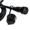 Kabel zasilający Girlandy Czarny 2m * Eko-light Discount