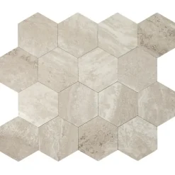 Kafelek samoprzylepny trawertyn plaster miodu 33x27,5 cm