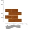Kafelek samoprzylepny Walnut 38x30,5 cm