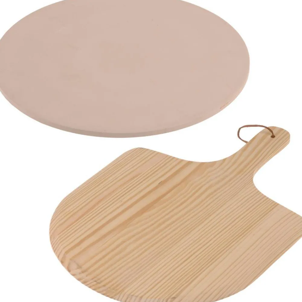 Kamień do pieczenia pizzy z łopatką * Excellent Houseware Best