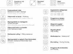 Kanapa rozkładana Cotonn Paolli 01 biała