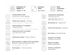 Kanapa z funkcją spania Laurence Nube 4 szara