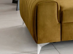Kanapa z funkcją spania Laurence Nube 45 żółta * Eltap Discount